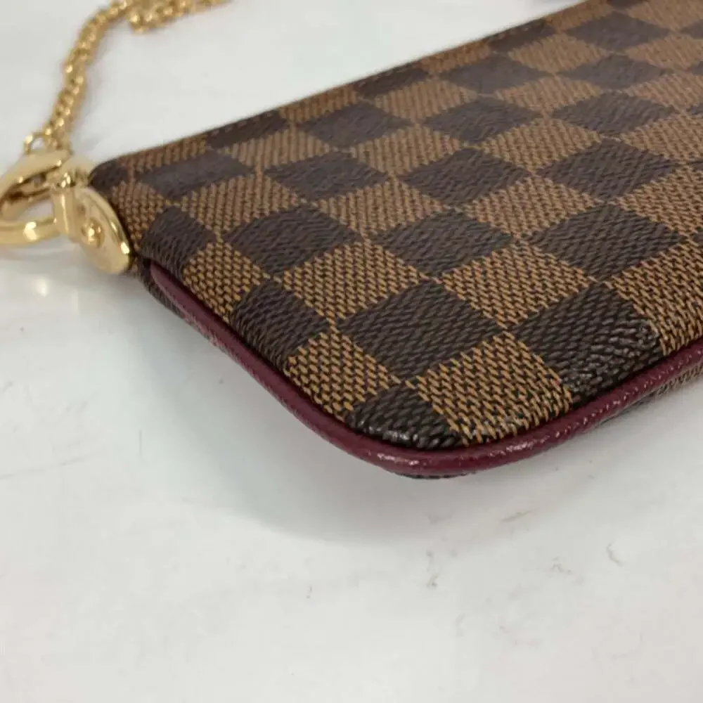 LOUIS VUITTON Brown Damier Canvas Pochette Shoulder Bag